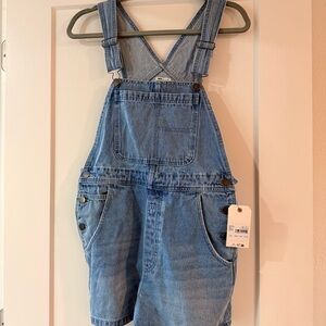 Billabong Light Blue Denim Overalls